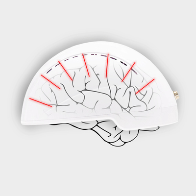 Шлем физиотерапии ушиба нейрона Rehabilition ультракрасный Transcrial медицинского мозга для обслуживания депрессии