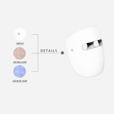 Маска терапией заботы кожи света терапией 3 цветов лицевая фотодинамическая гибкая